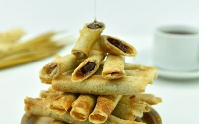 BAKED APPLE DATE LUMPIA