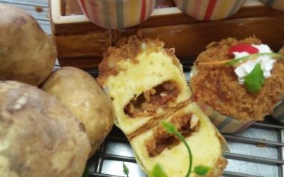 Cupcake Oseng Bengkuang Topping Abon