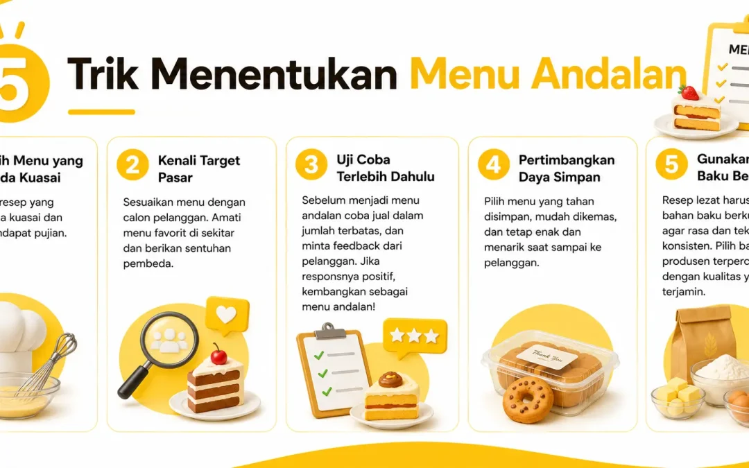 5 Trik Menentukan Menu Andalan Usaha Kuliner agar Jualan Laris